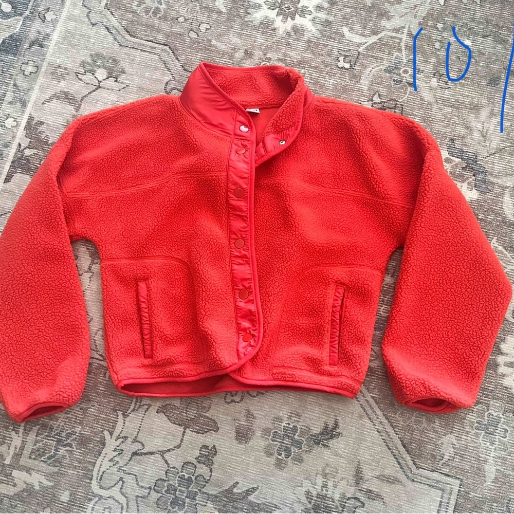 Red Fleece Jacket